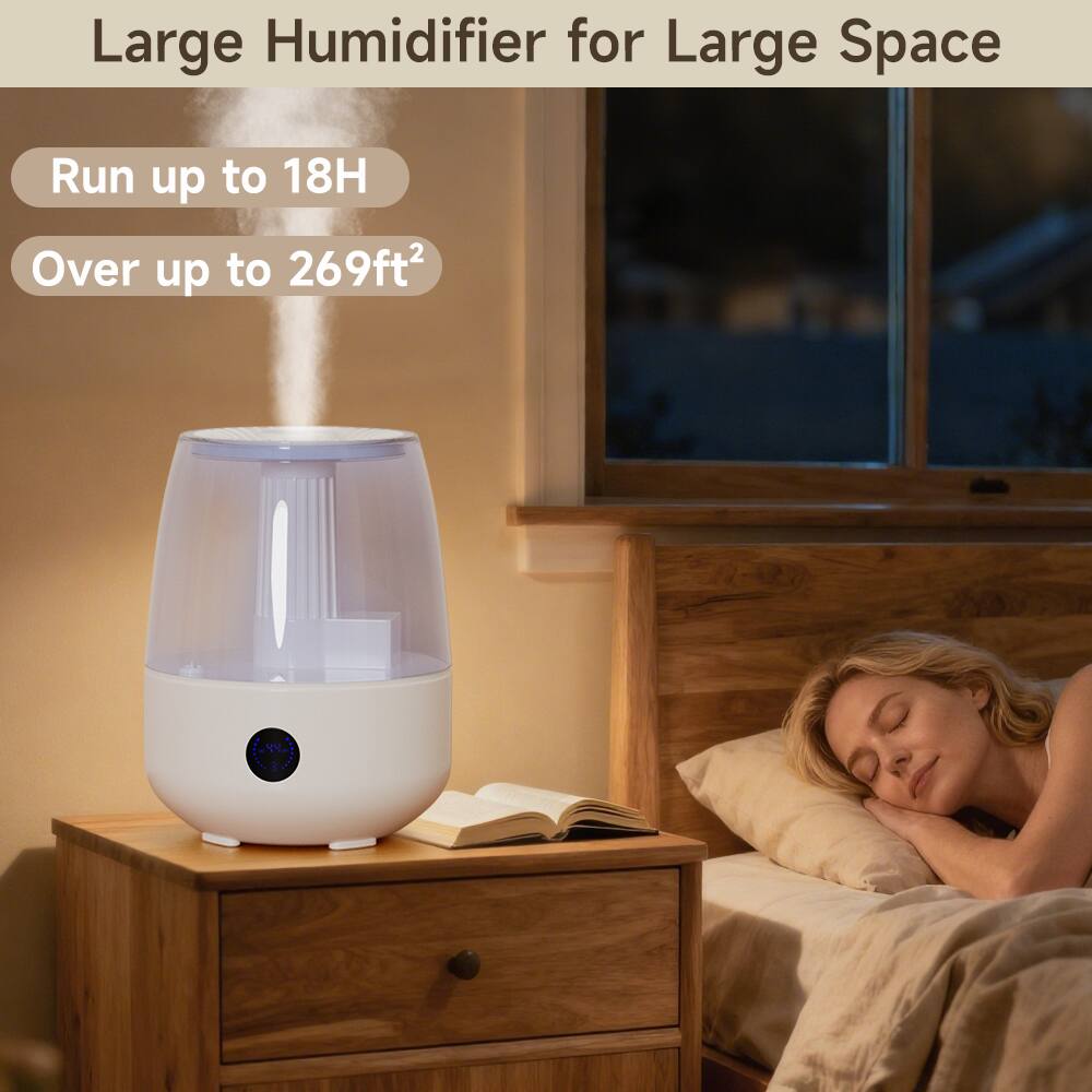 Large Humidifier for Large Space

Run up to 18H

Over up to 269ft²