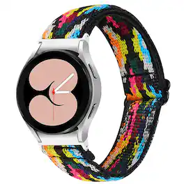 StrapsCo - Nylon Comfort Watch Band Strap For Samsung Galaxy Watch 7 - Woven Pattern 3