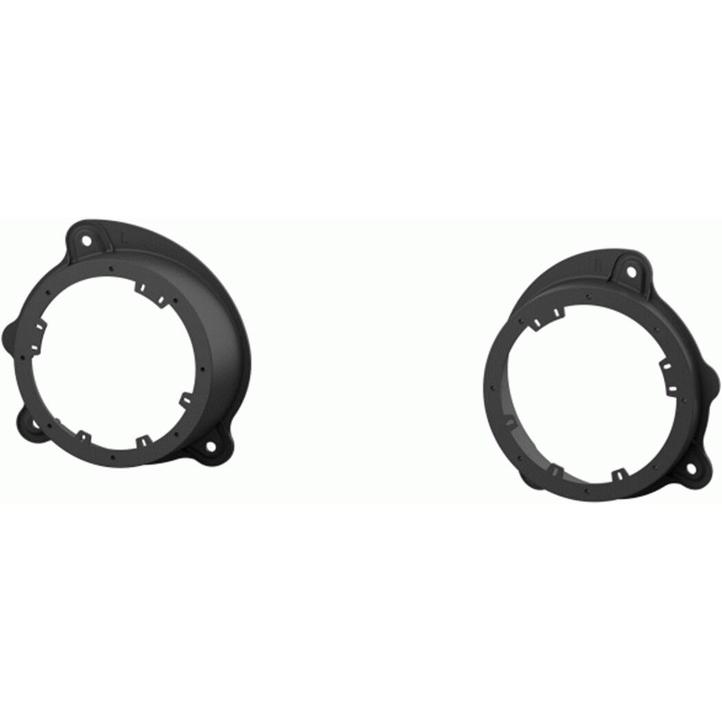 Alt View 12. Metra - Speaker Adapter Plate for Select Mercedes 2000-2006 Vehicles (2-Pack) - Black.