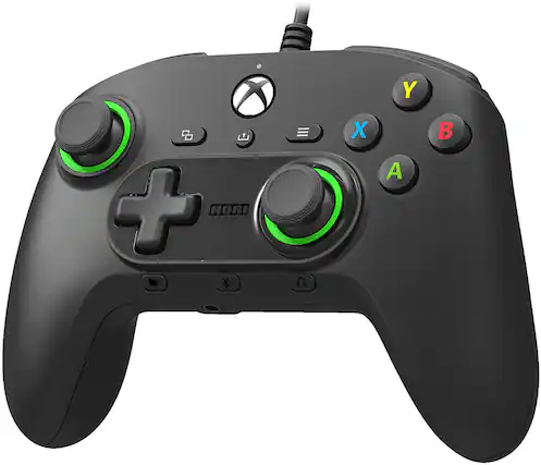 Front. Hori - Wired Controller - HORI -Pad Pro -Series X: Compatible with PC, Xbox X|S - Multicolor.