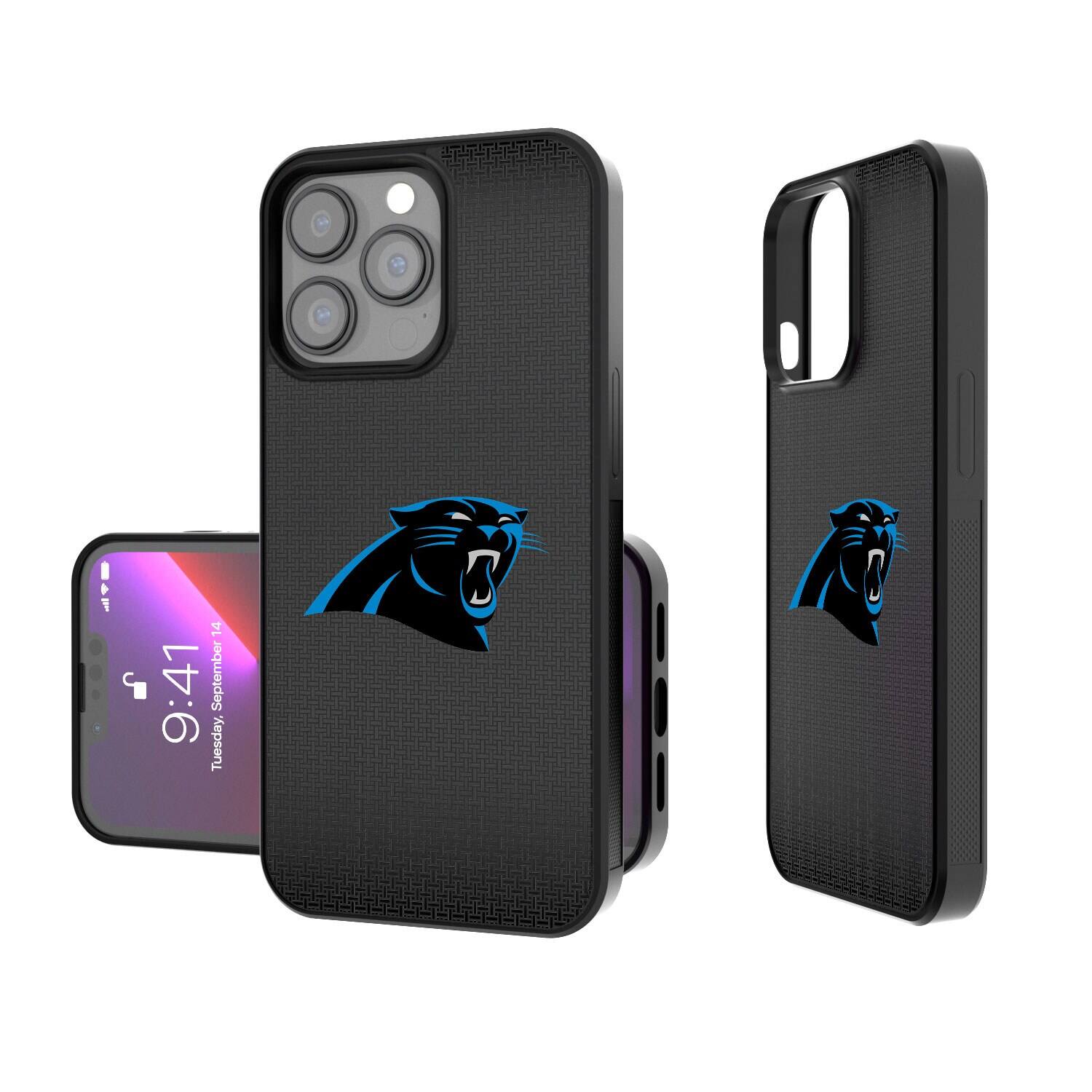 Keyscaper - NFL - Carolina Panthers Linen Logo iPhone Bump Case - 13 Pro Max - Black price history on PriceWatchPro