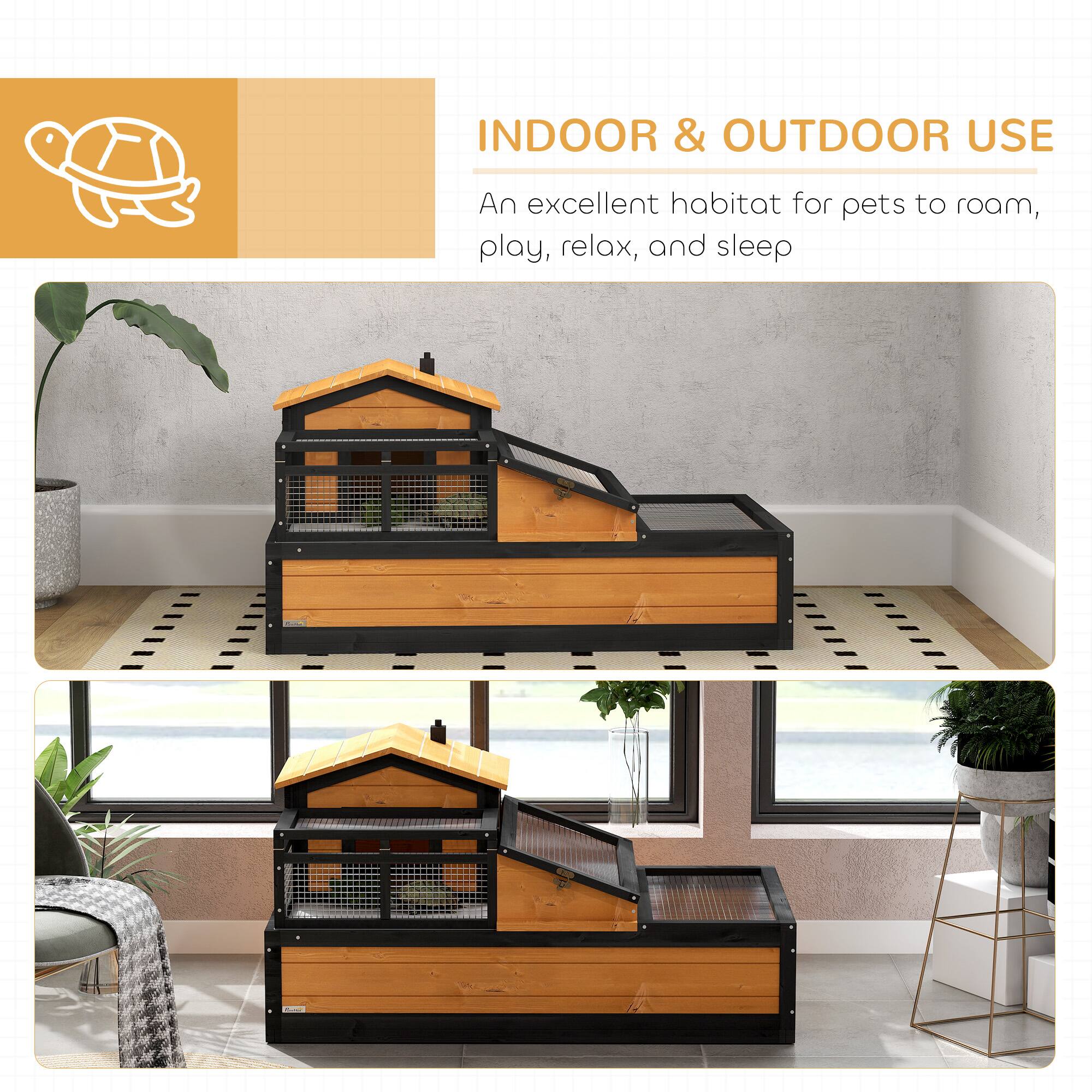 INDOOR & OUTDOOR USE

An excellent habitat for pets to roam, play, relax, and sleep