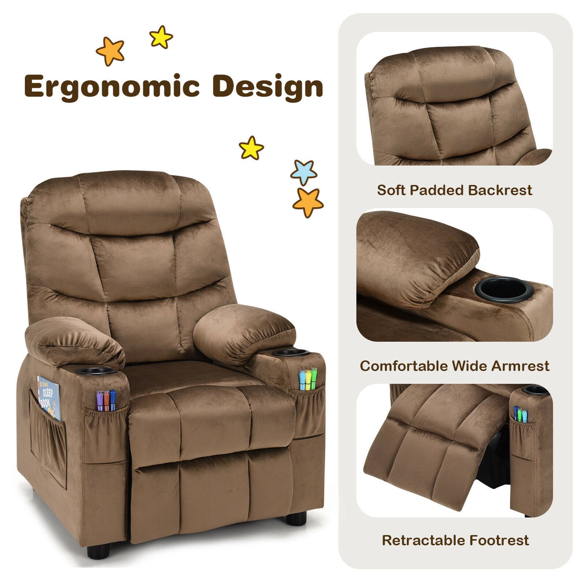 Ergonomic Design

- Soft Padded Backrest
- Comfortable Wide Armrest
- Retractable Footrest