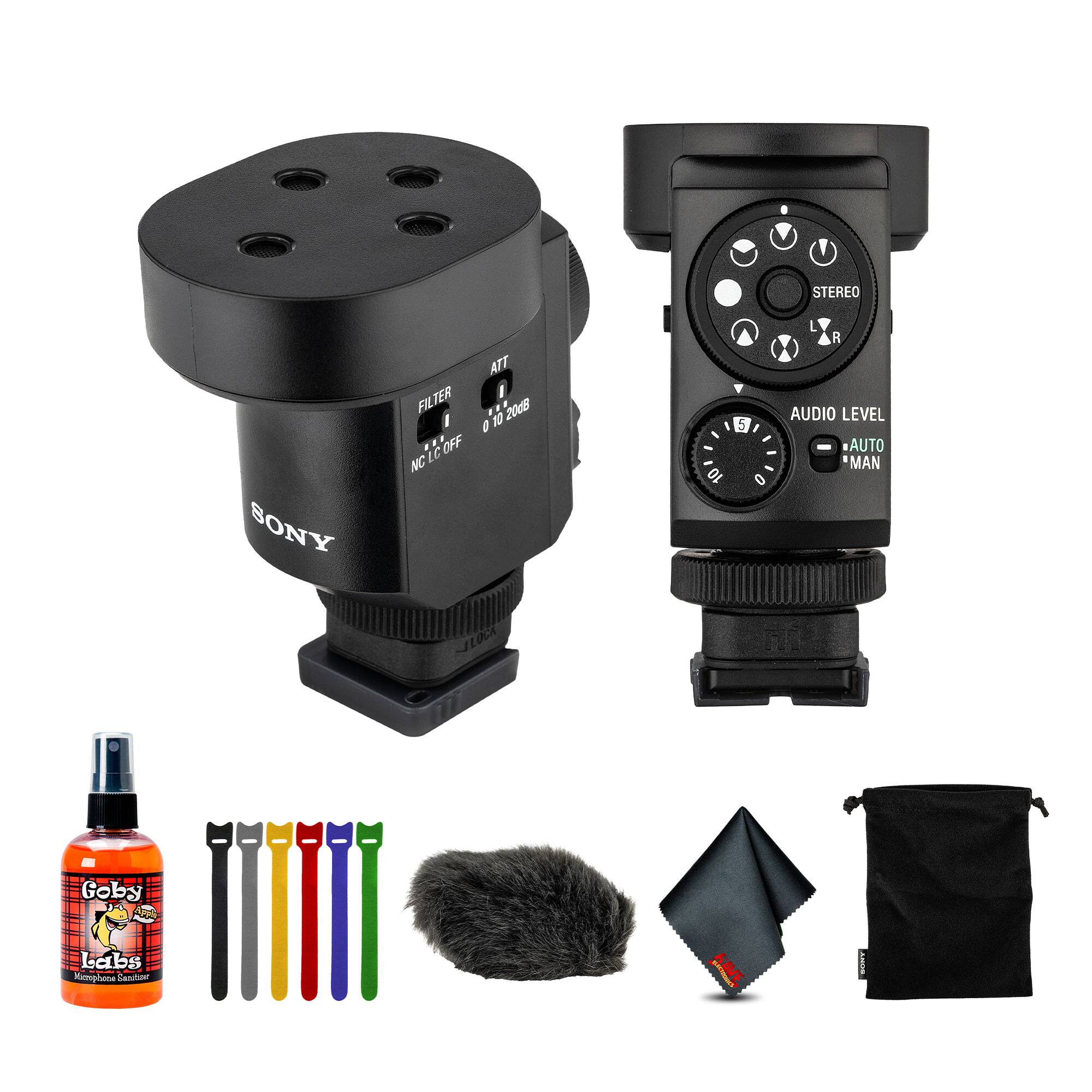 Sony ECM M1 Camera Mount Digital Microphone– On Camera Mic w/ 8 Pickup ...