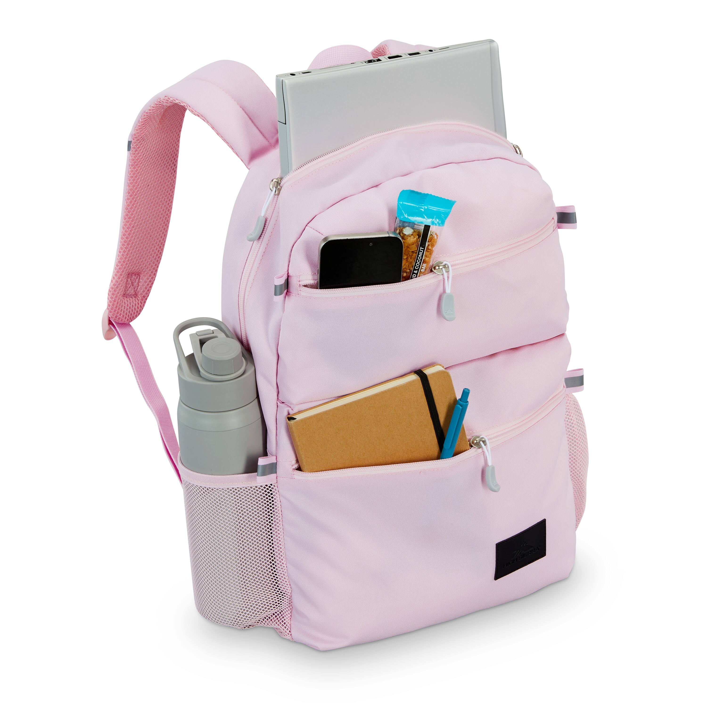 Left. High Sierra - BTS 2020 Everclass Backpack - Light Pink.