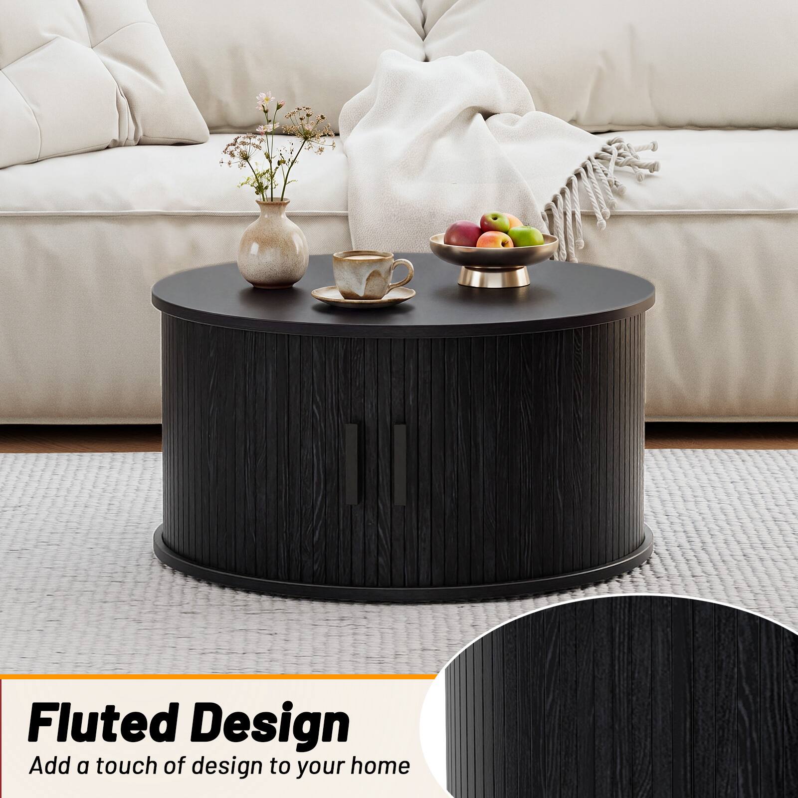 Fluted Design  
Add a touch of design to your home