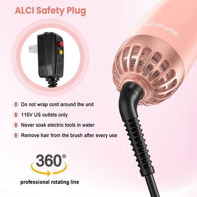 NEXPURE 4 in 1 Hot Air Brush and Hair Dryer Volumizer with Ionic NEXPURE 4 in 1 Hot Air Brush and Hair Dryer Volumizer with Ionic