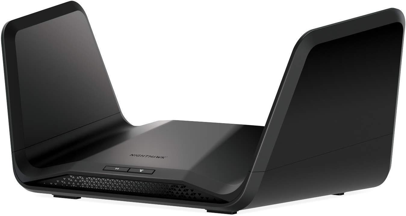 Front. NETGEAR - Netgear Nighthawk AX8 Tri-Band 8-Stream AX6200 WiFi 6 Router (RAX78-100NAS).
