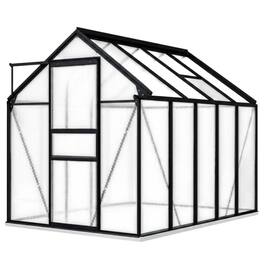 vidaXL - Greenhouse and transparent Aluminum and polycarbonate - Anthracite