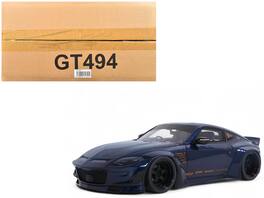 2023 Nissan 400Z by Pandem RHD (Right Hand Drive) Midnight 1/18 Model Car by GT Spirit - Blue