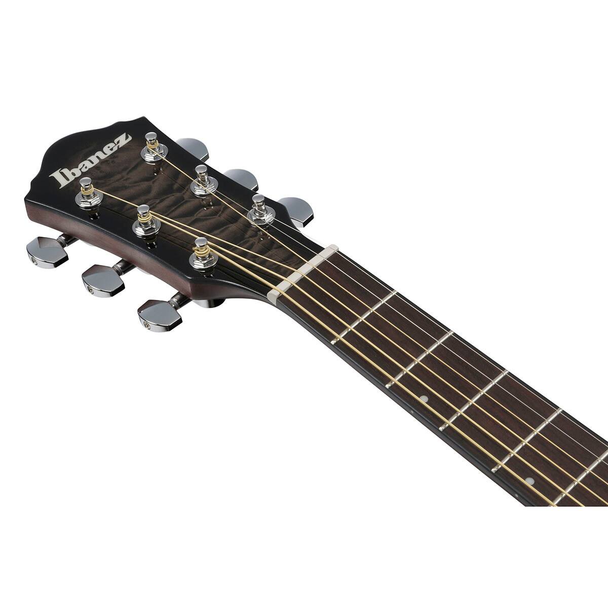 Alt View 7. Ibanez - Ibanez AEWC Series AEWC16QA Acoustic Electric Guitar.