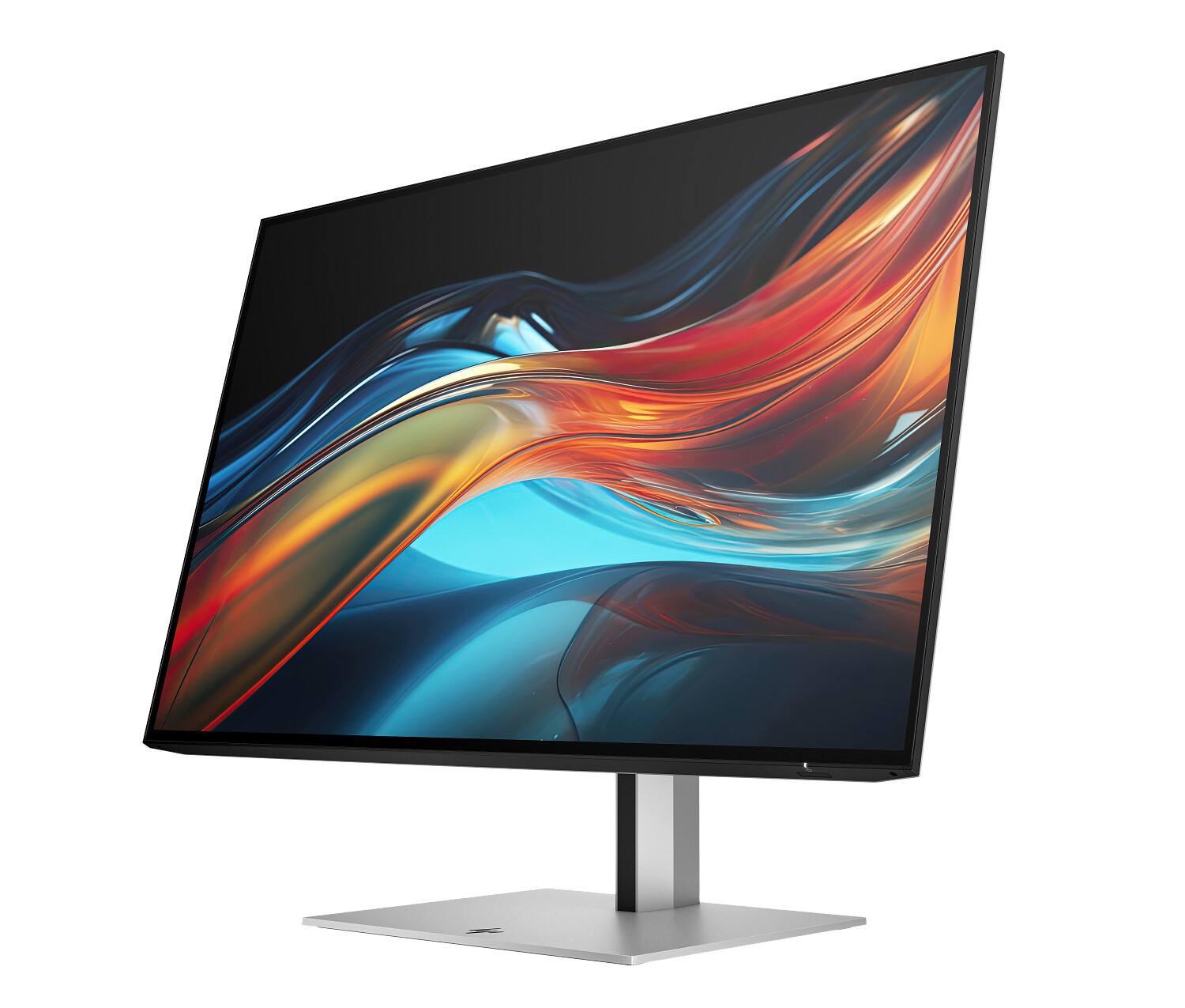 Alt View 2. HP - HP Series 7 Pro 724pu 24" WUXGA IPS Monitor, Anti-Glare, HDMI (8Y2F7AA#ABA) w/DKZ Hub & Ergoflexy Single Mount Arm - Black/Silver.