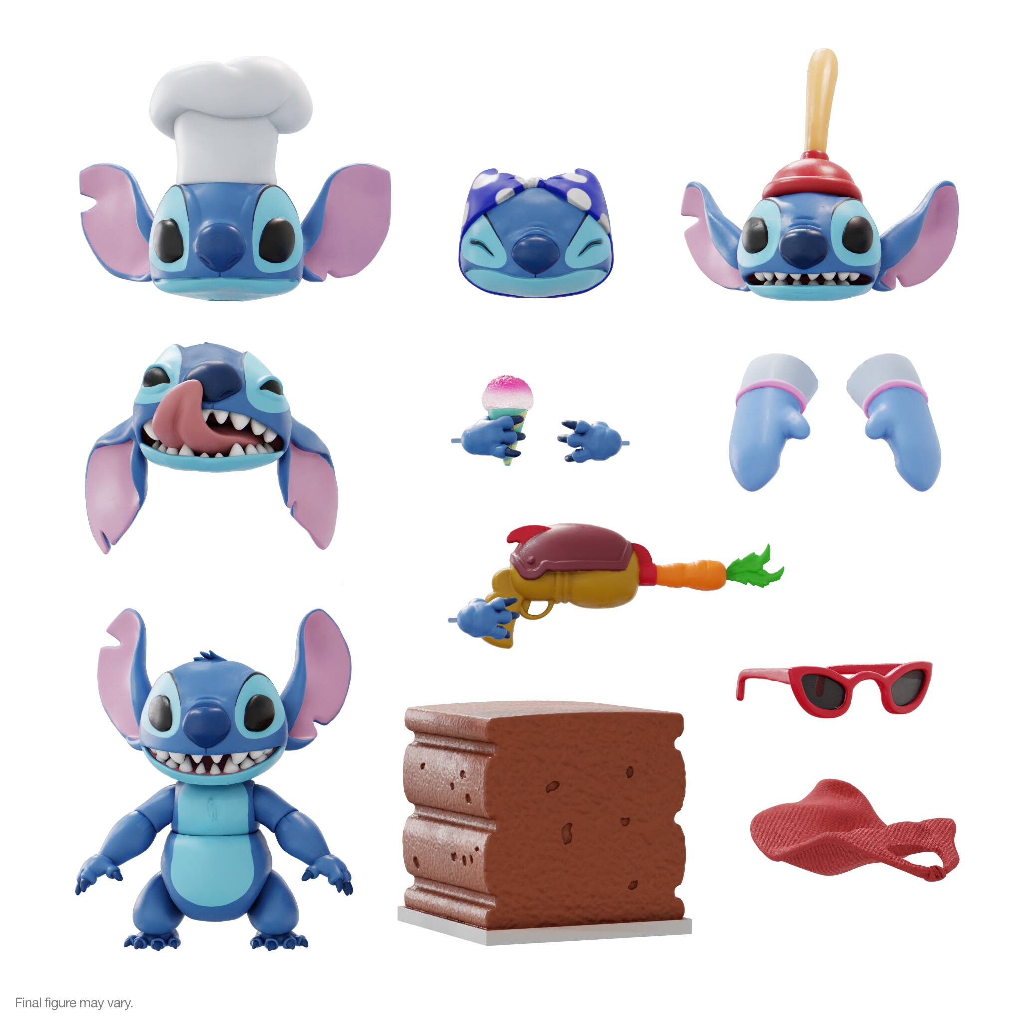 ULTIMATES! 7 in Plastic Lilo & Stitch Action Figure - Stitch