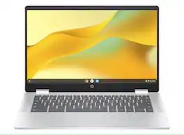 HP - Refurbished Excellent - Chromebook x360 14b-cd0008ca 14" Touch Intel Processor N100 0.7 GHz up to 3.4 GHz 4GB RAM 128GB UFS Chrome OS - Silver