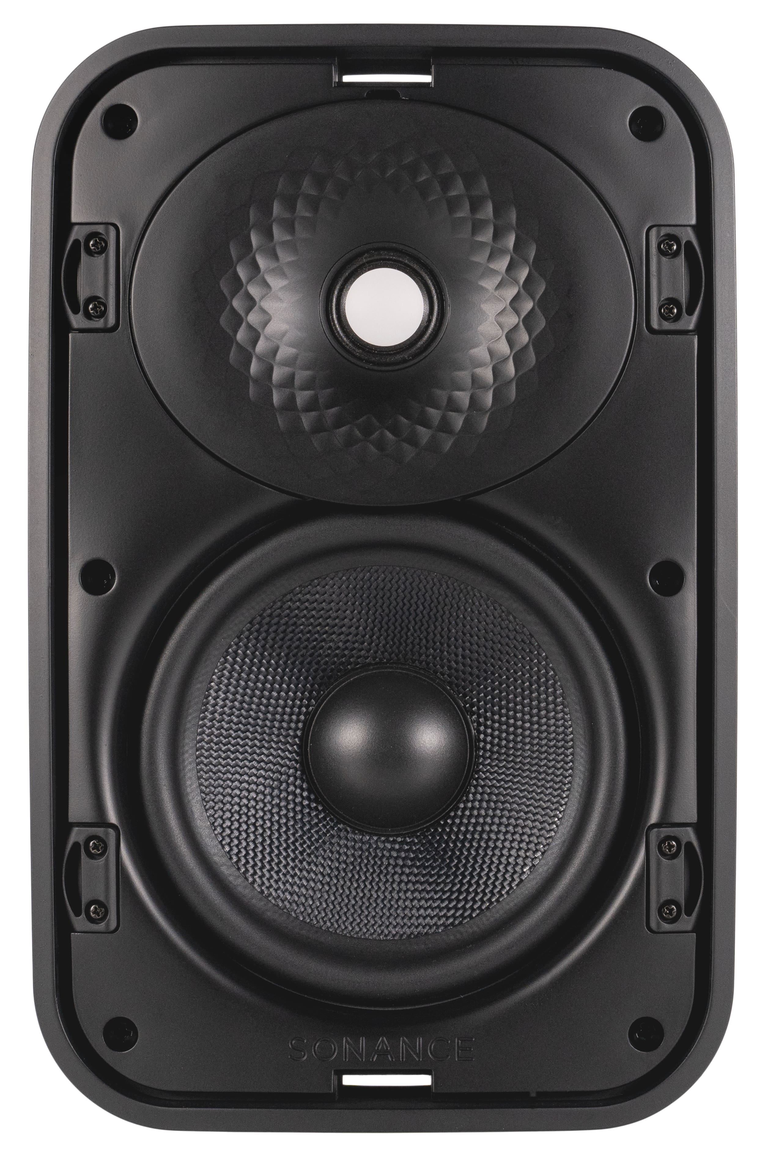 Left. Sonance - MX56 - Mariner MX Series 5-1/4" 2-Way Outdoor Surface Mount Speakers (Pair) - Black.