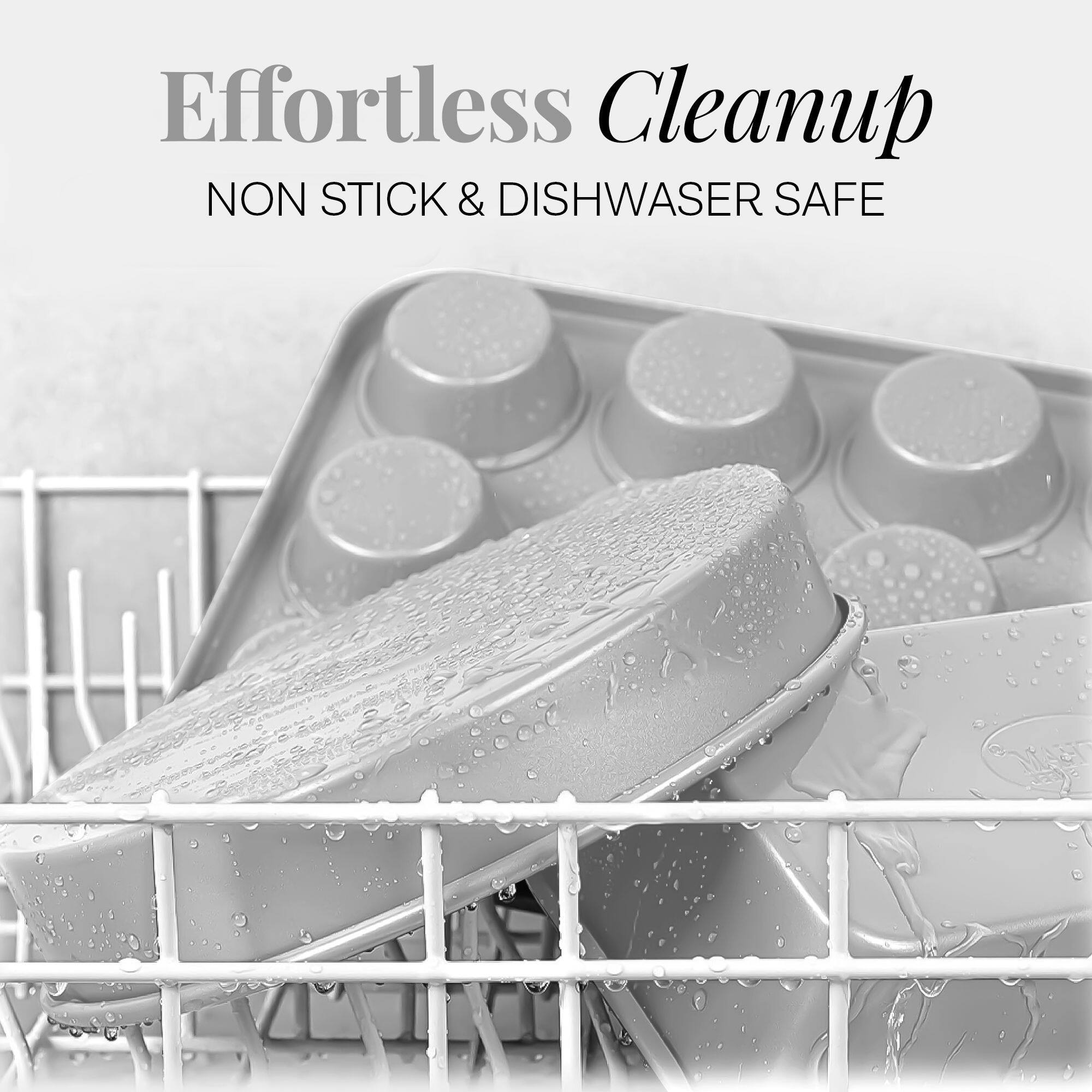 Effortless Cleanup  
NON STICK & DISHWASER SAFE