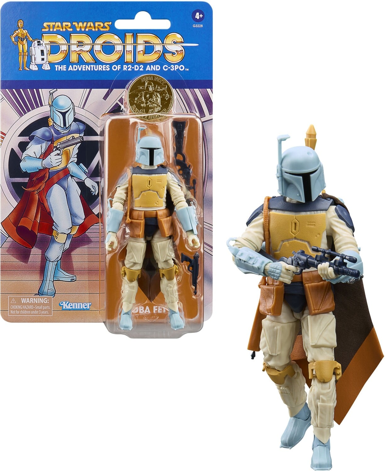 Hasbro - Star Wars: Droids - Black Series - Boba Fett Action Figure - COLLECTIBLES - Multicolor