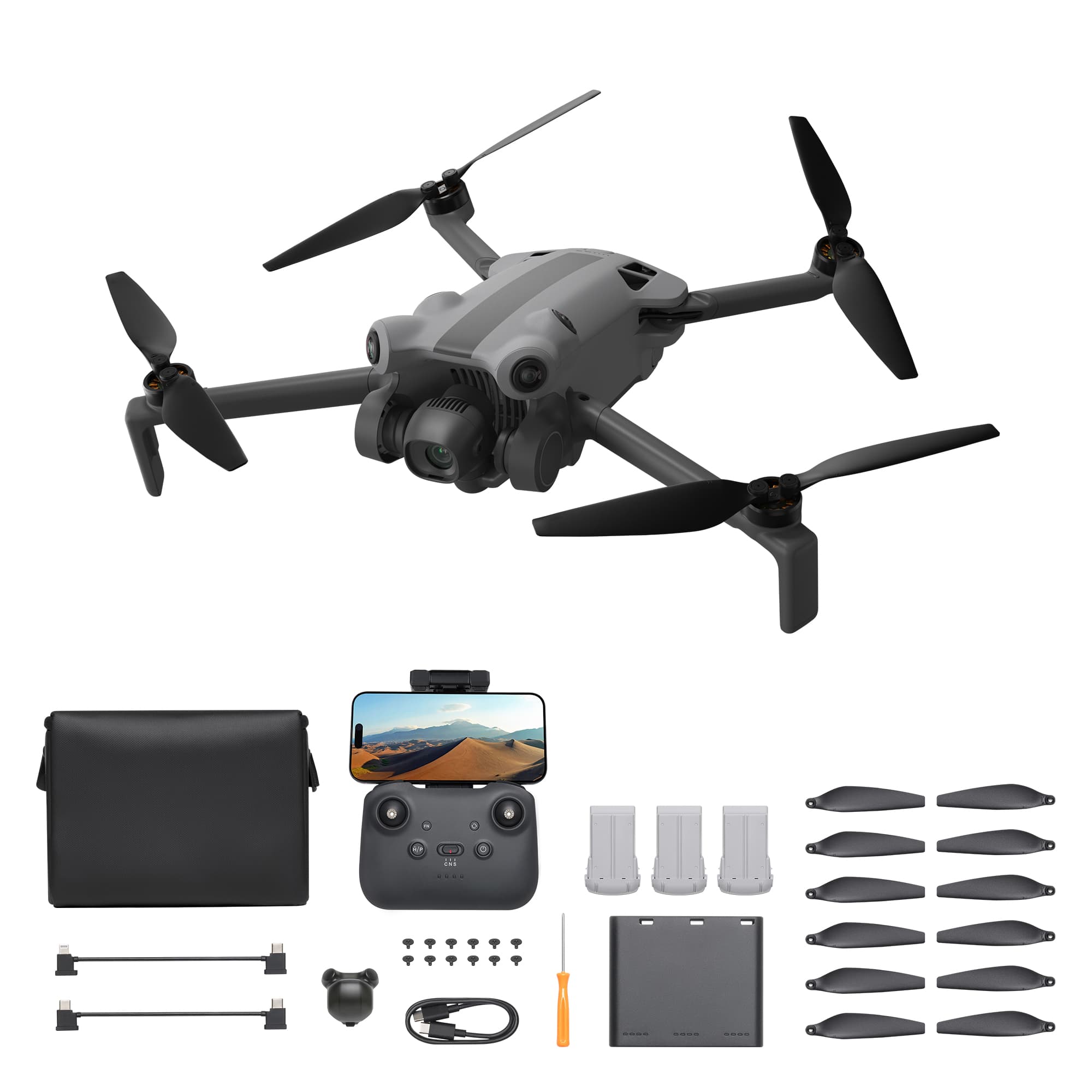 Front. SKYROVER - X1 Fly More Combo 8K Drone with Remote Controller - Gray.