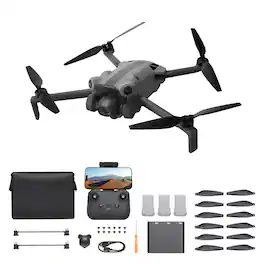 SKYROVER - X1 Fly More Combo 8K Drone with Remote Controller - Gray
