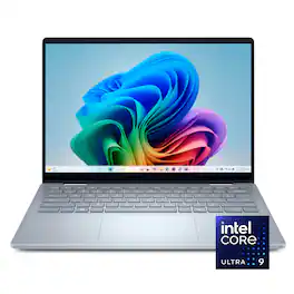 Dell - Plus - 14" 2K 2-in-1 Touchscreen Laptop - Intel Core Ultra 9 288V 2024 - 32GB Memory - 1TB Storage - Copilot+ PC - Ice Blue