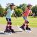 Alt View 2. Costway - Costway 4-Size Adjustable Light-Up Roller Skates with Illuminating Wheels & Safety Support - Pink.