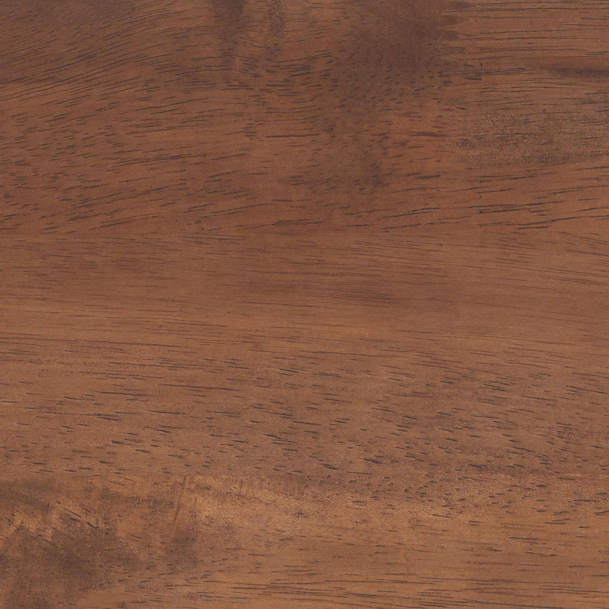 Alt View 2. Baxton Studio - Hoffman Platform Bed - Farmhouse Bed Frame with Scalloped Design and Turned Posts, Queen - Walnut Brown.