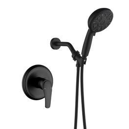 Boyel Living - Shower Set with 10 Function Handheld Shower and Pressure Balance Valve - Matte Black