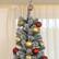 Alt View 8. Homcom - Pre-Lit Pencil Christmas Tree, 170 Dual LED Lights 429 Tips Snow Flocked - Green.
