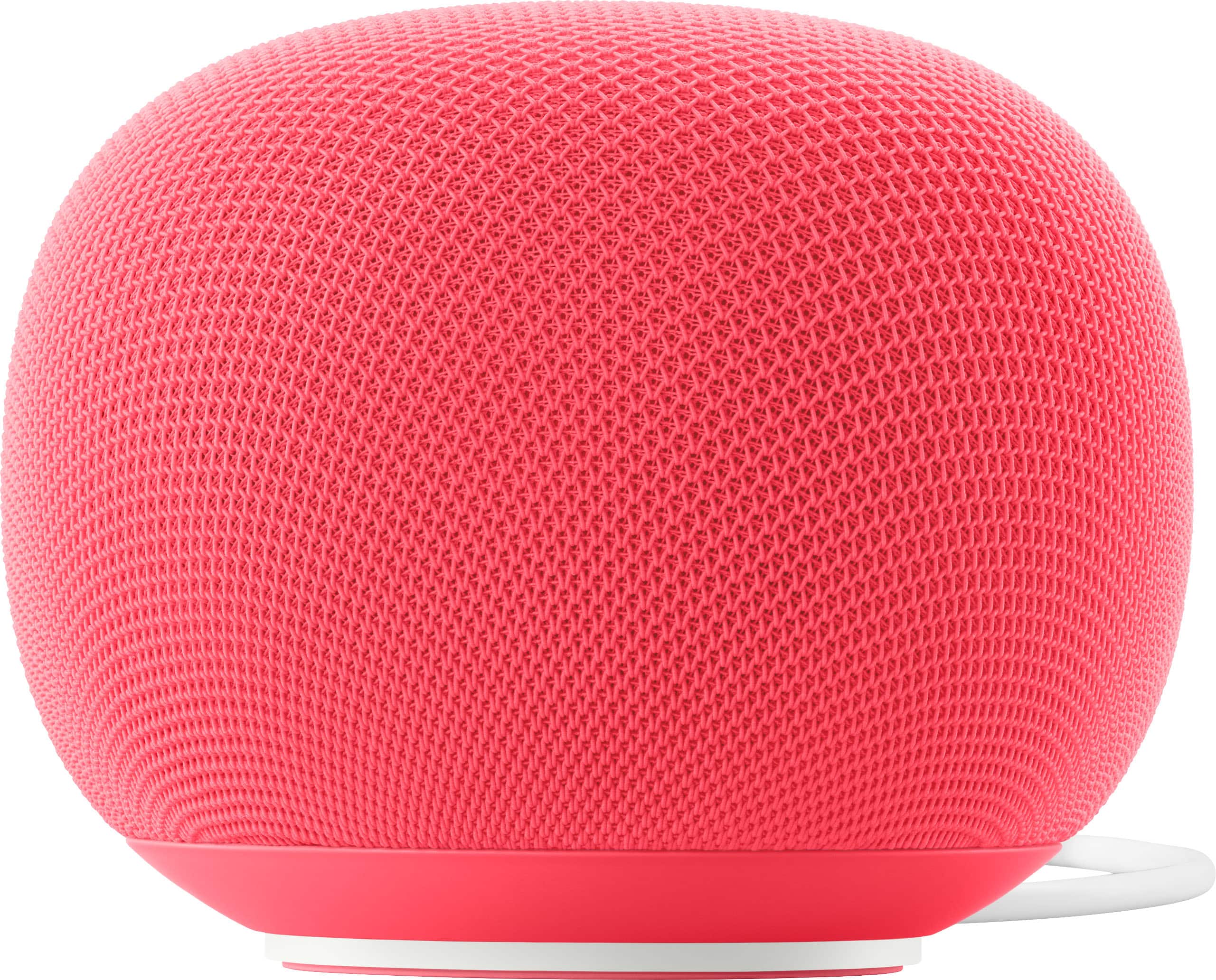 Google - Home Speaker (Coming Spring 2026) - Smart Speaker with Gemini For Home Voice Assistant and 360-Degree Sound - Berry - Front_Zoom