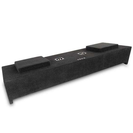 Back. NVX - BOOST Box Custom Fit 12" 800W RMS Loaded Sealed Subwoofer Enclosure for 2007-2013 Chevrolet Silverado and GMC Sierra - Black.