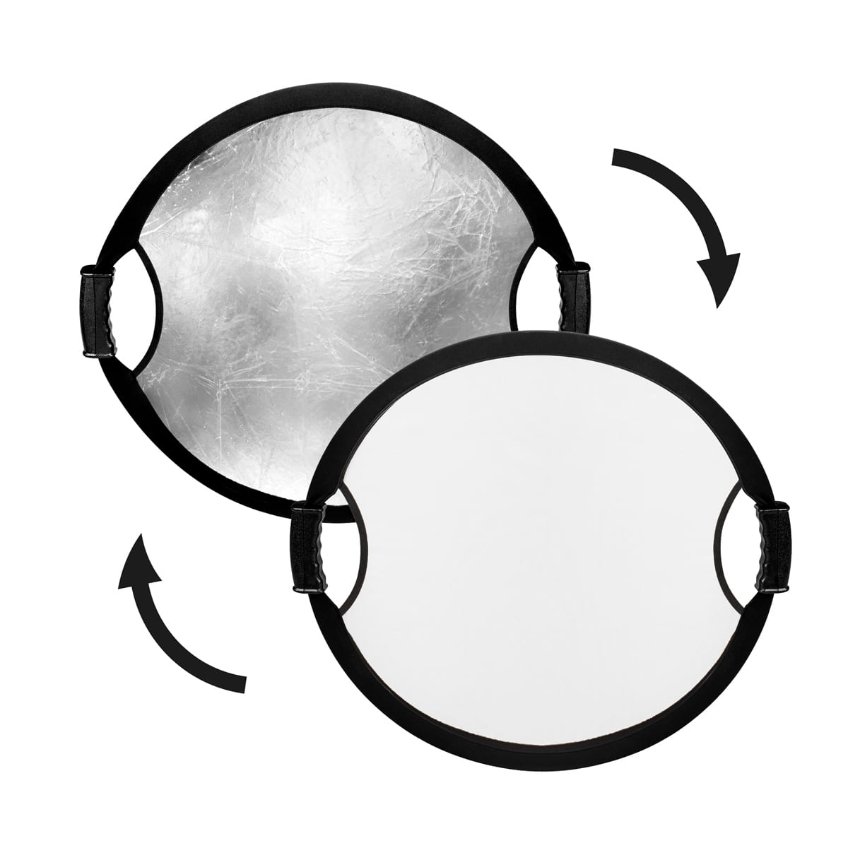 "Glow - Circular Collapsible Reflector with Handles (22"", Silver/White)" price history on PriceWatchPro