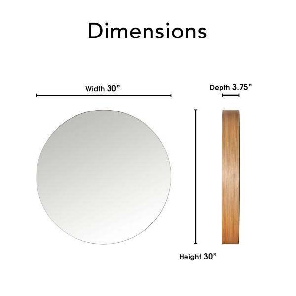 Dimensions: Width 30", Depth 3.75", Height 30"