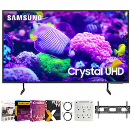 Samsung - 55" DU7200 Inch Crystal 4K UHD Smart TV (2024) with Movies Streaming Pack