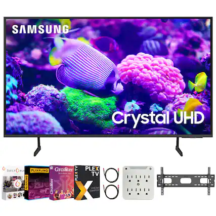 SAMSUNG
Crystal UHD
DAILY BUZZ
FLIXFLING
Grokker TV
PLEX TV
STREAM SMARTER