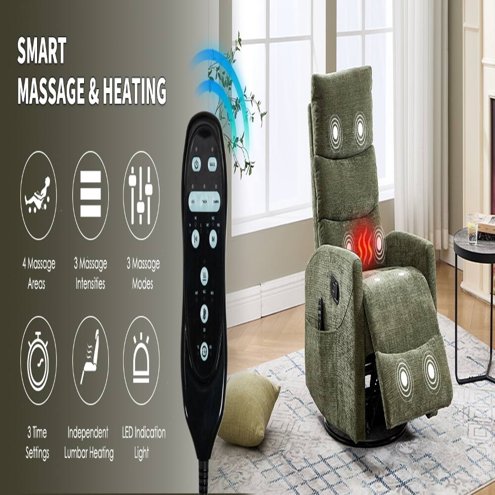 SMART MASSAGE & HEATING

4 Massage Areas  
3 Massage Intensities  
3 Massage Modes  
3 Time Settings  
Independent Lumbar Heating  
LED Indication Light