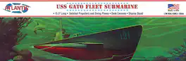 PopMarket - USS Gato (SSN-212) World War II Fleet Submarine 1:240 Scale Model Kit - COLLECTIBLES - Multicolor