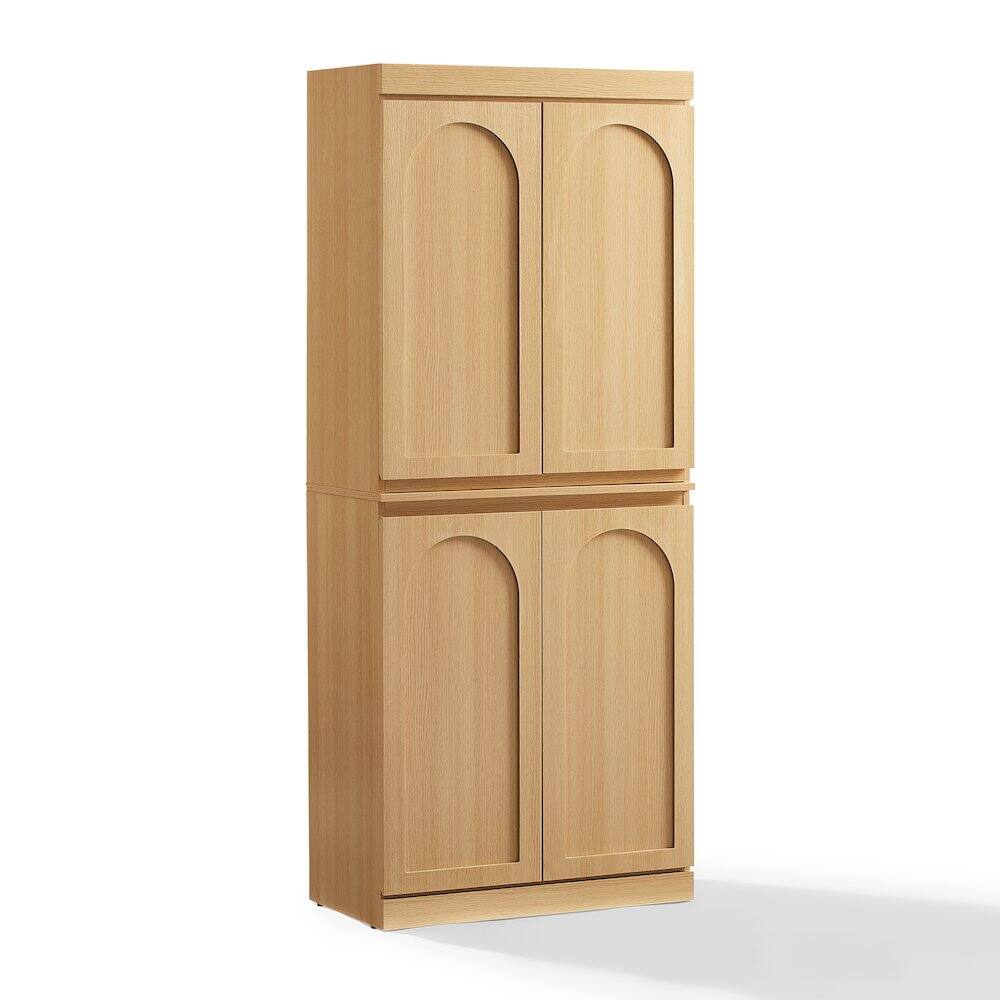 Alt View 2. Crosley Furniture - Marco Kitchen Pantry Storage Cabinet - Ash.