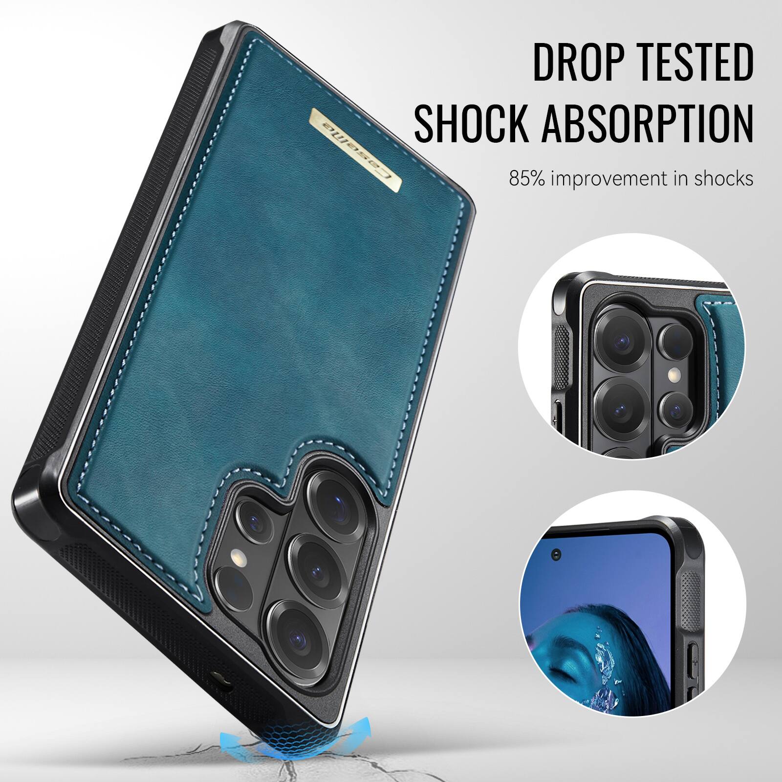 DROP TESTED  
SHOCK ABSORPTION  
85% improvement in shocks