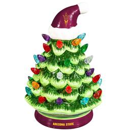 Evergreen Enterprises - Arizona State Sun Devils 8" LED Light Up Christmas Tree - Multicolor