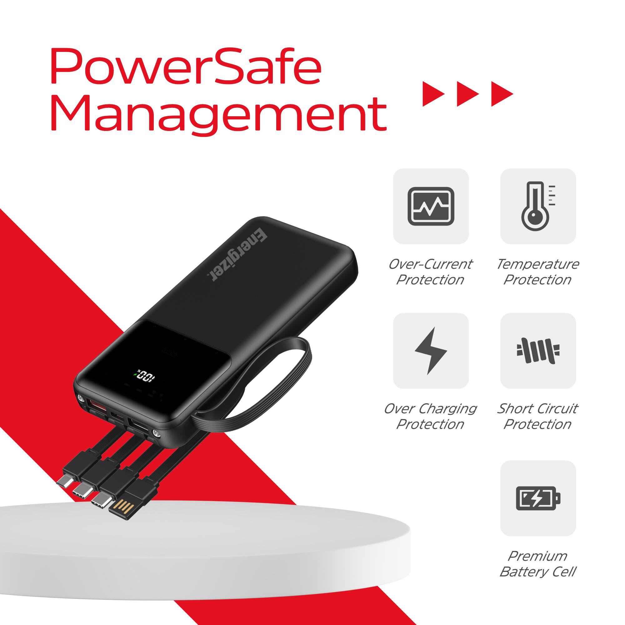 PowerSafe Management  
Energizer.  
Over-Current Temperature Protection  
001  
Over Charging Short Circuit Protection  
[4]  
Premium Battery Cell