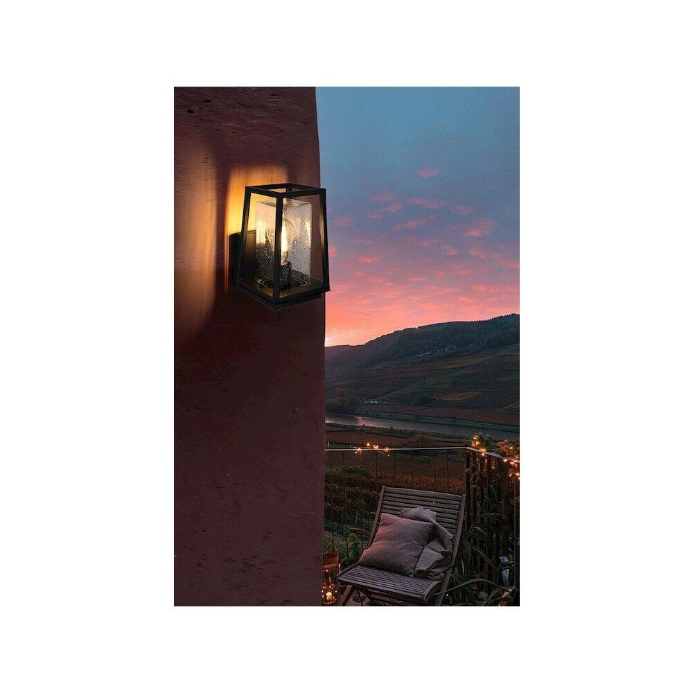 Alt View 4. Elegant Lighting - Lehigh 7 inch Outdoor Pendant in Black - Black.
