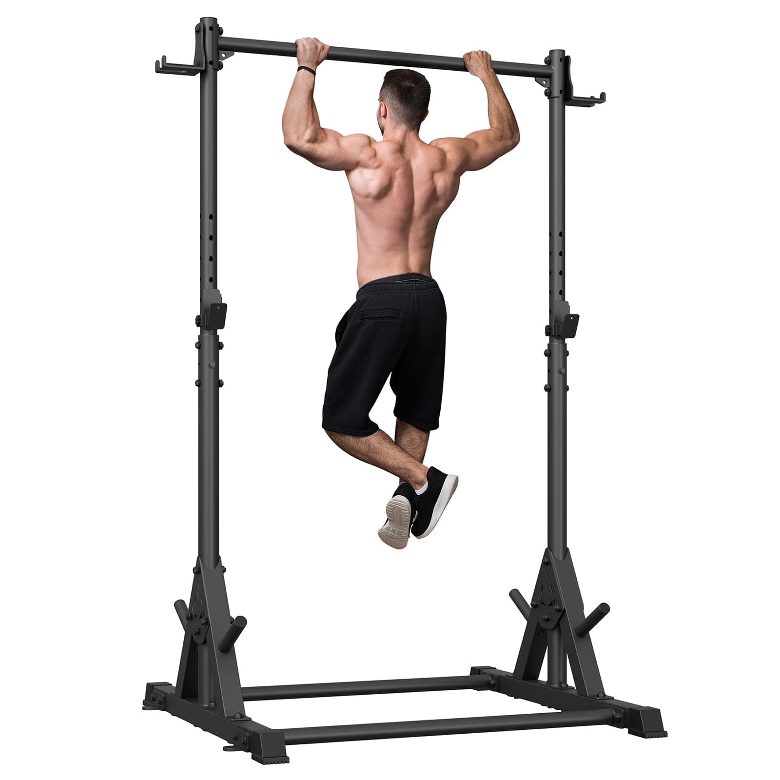 ThinkLink Electronic - Pull Up Station Strength Workout Bar Free Standing For Home Gym Adjustable Heavy Duty Pullup Outdoor/indoor s - Default