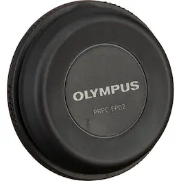 OM System - PRPC-EP02 Rear Cap for PPO-EP02 Underwater Lens Port, Protective Dust and Moisture Cover Replacement - Black