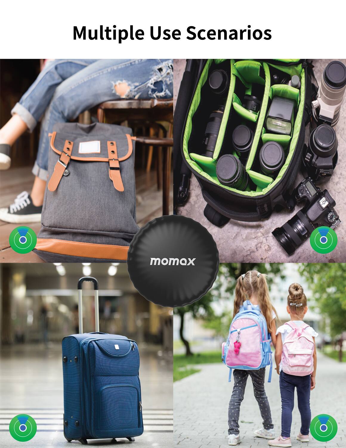 Multiple Use Scenarios

momax