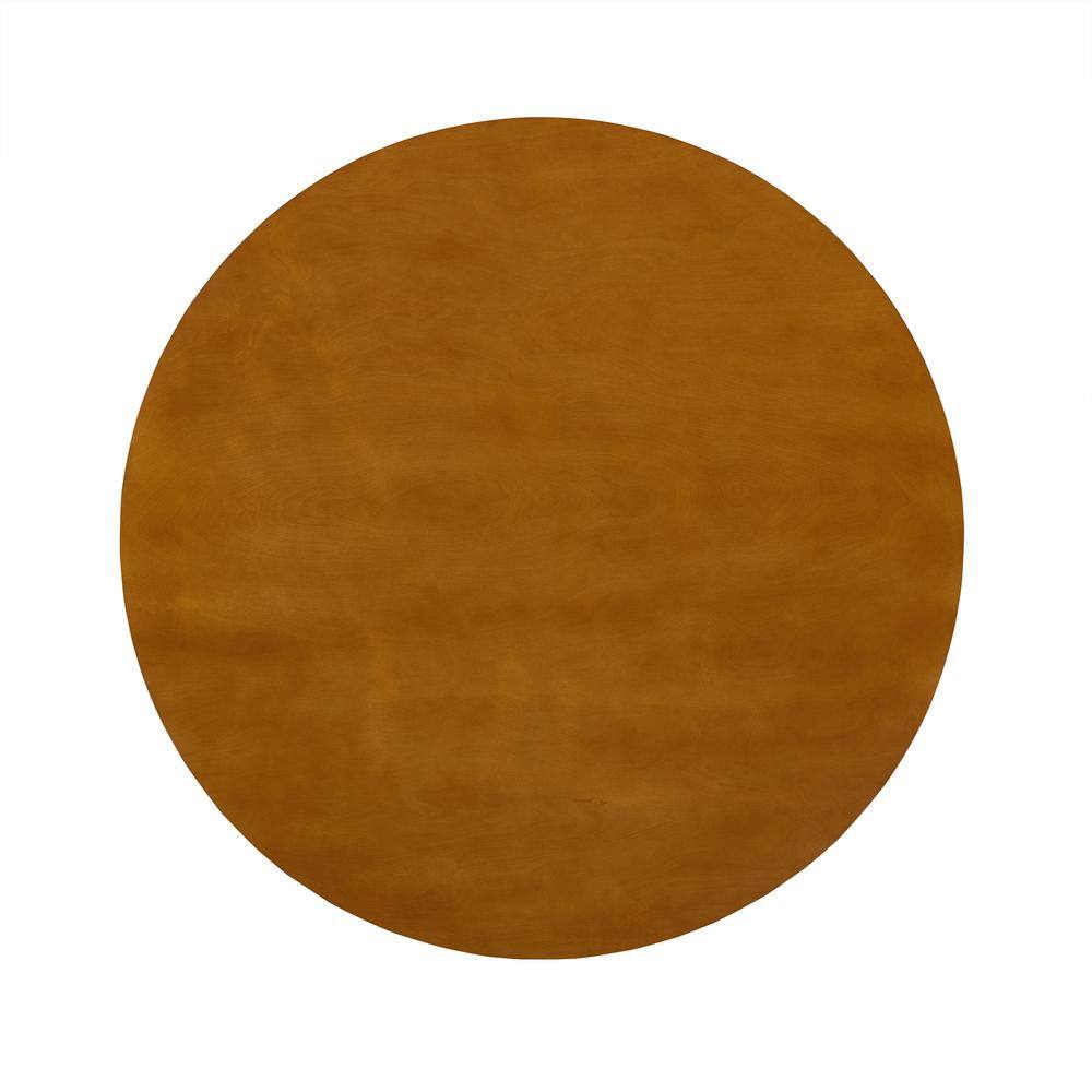 Alt View 2. Crosley Furniture - Landon Round Dining Table - Brown.