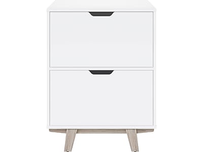 Alt View 2. Thomasville Furniture - Whitney 2-Drawer Lateral File Cabinet, Letter/Legal Size, 31.25"H x 23.75"W x 20"D - White.