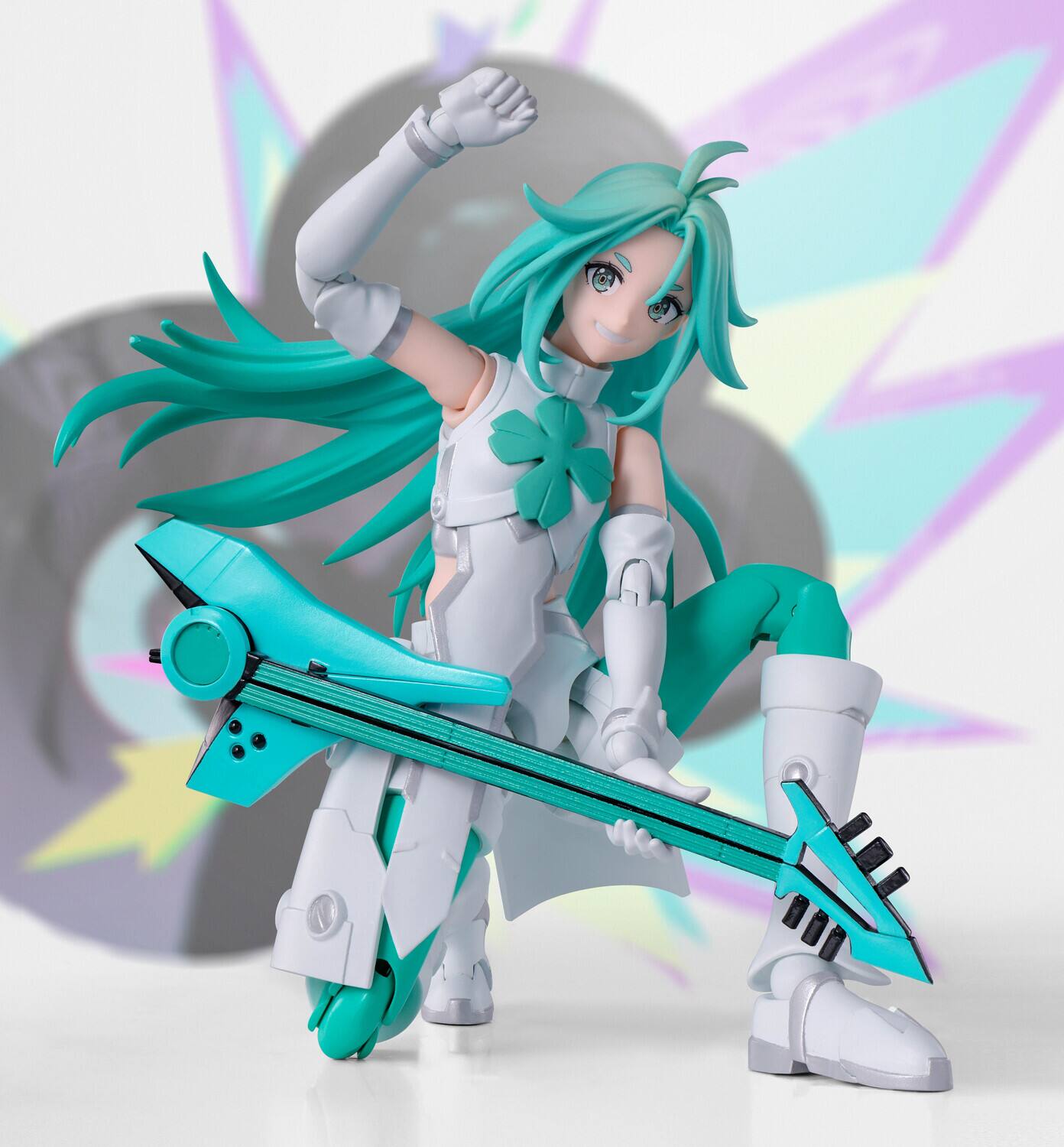 Alt View 2. PopMarket - Tamashii Nations - To Be Hero X - S.H.Figuarts - Lucky Cyan Action Figure   - COLLECTIBLES - Multicolor.
