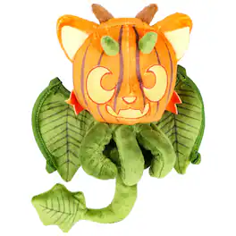 Tentacle Kitty - Meowlloween Wyrm-O'-Lantern Halloween 7-Inch Collector Plush - Orange