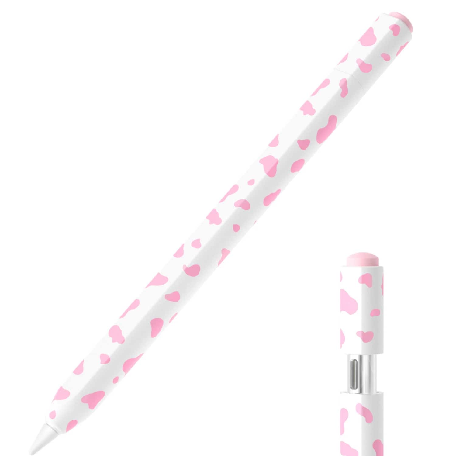 Stock Preferred - Cow-Print Silicone Case for Apple Pencil 2nd Gen. - Pink