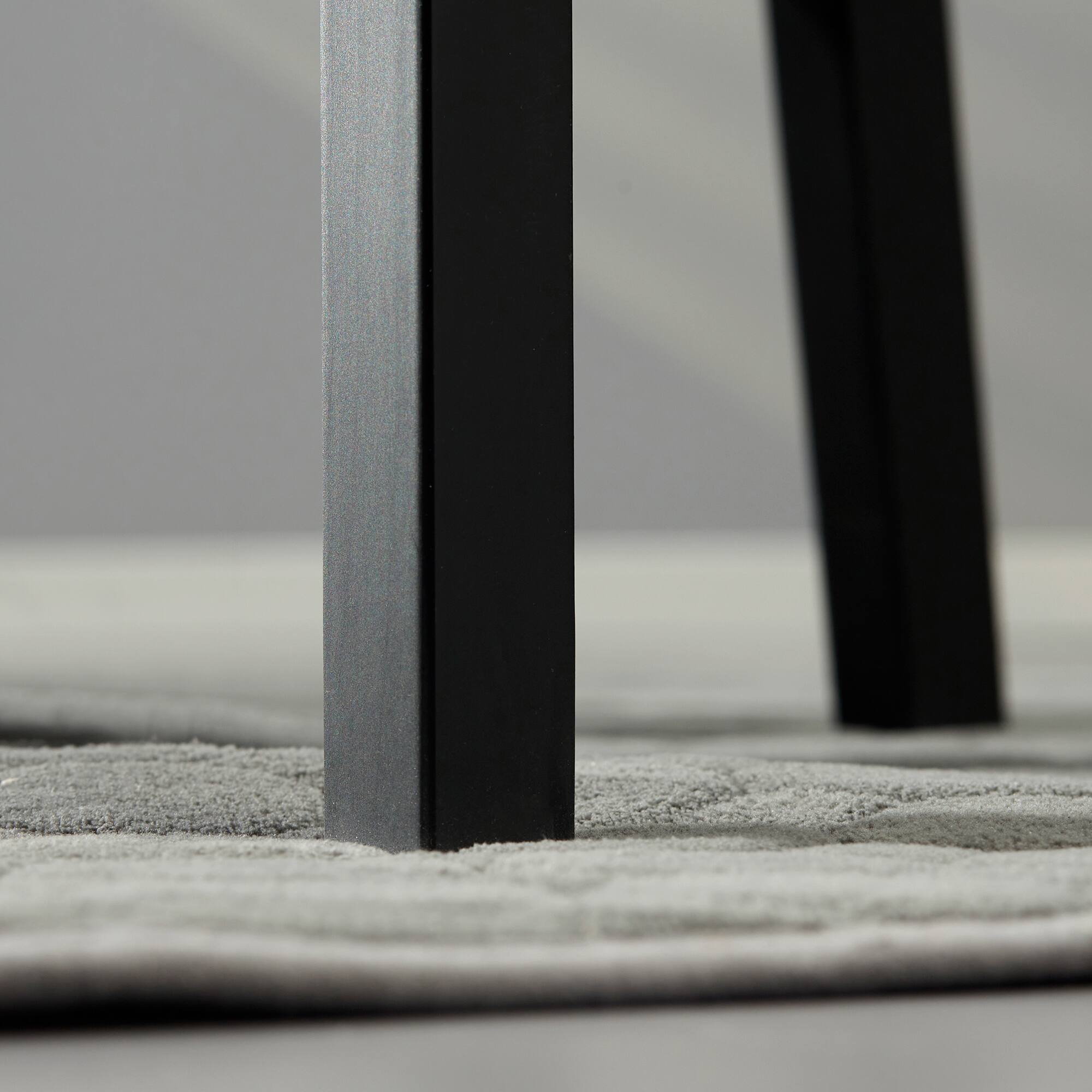 Alt View 8. Homcom - Modern Farmhouse Dining Chairs Set of 2, Wooden Kitchen Chairs with Cross Back for Dining Room - Black.